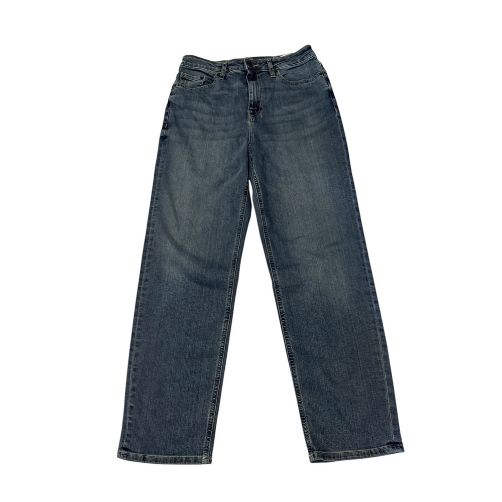 Amazon Essentials Womens High Rise Straight Leg Jeans Blue Denim Size 8
